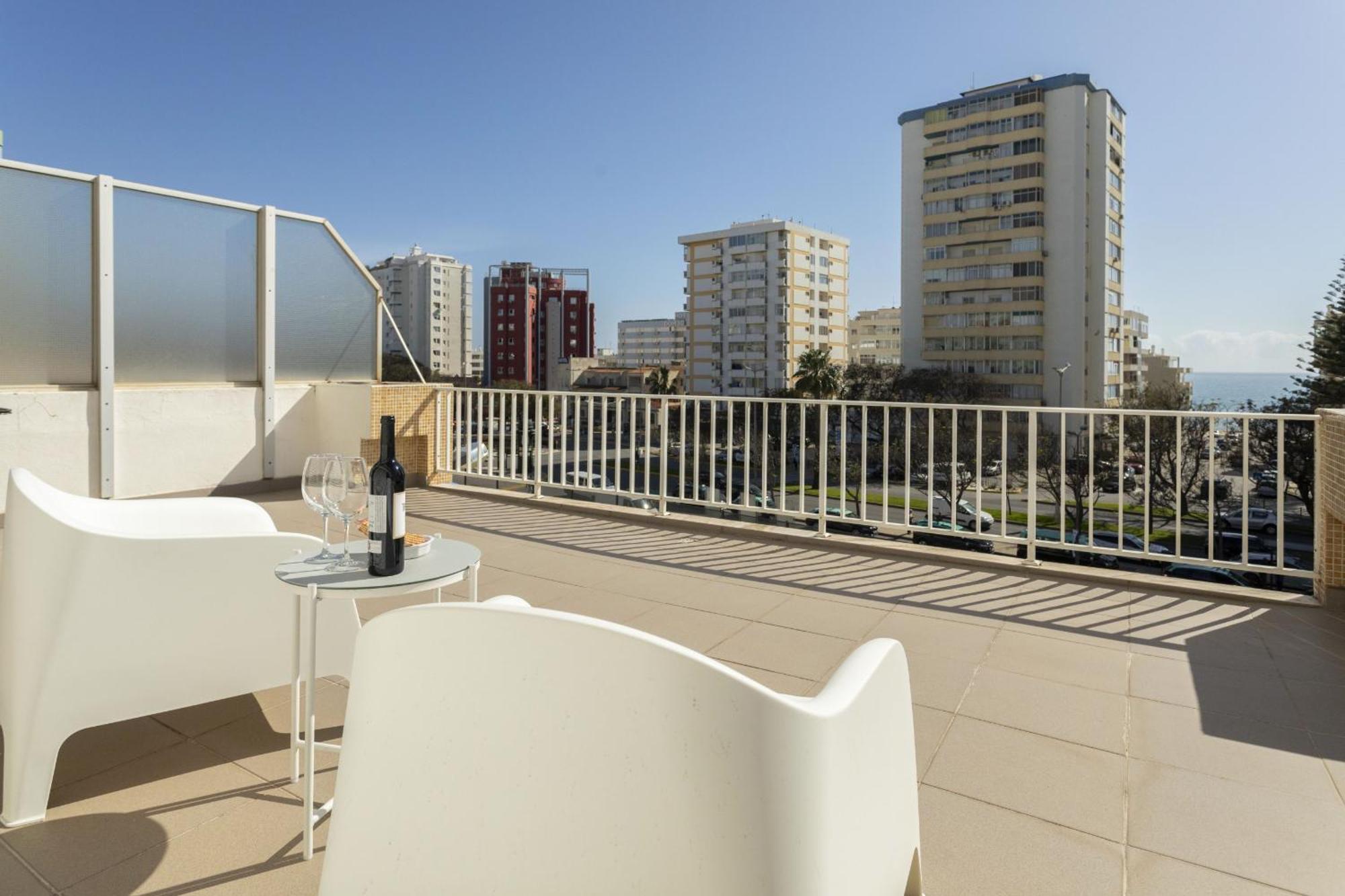 Апартаменты New! Quarteira Sea View Экстерьер фото
